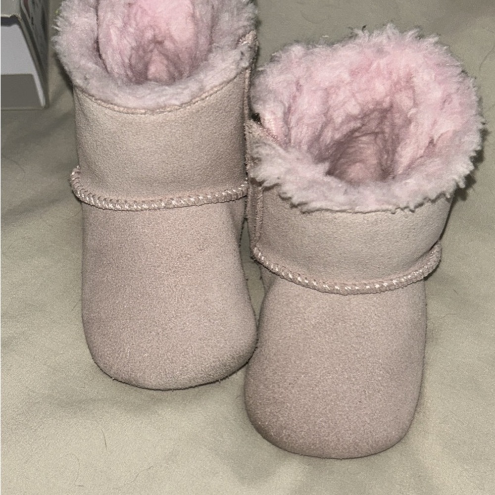 Cozy Pink Baby Booties